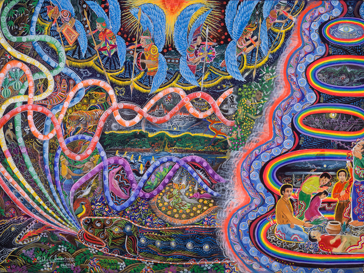 Vibration of ayahuasca, from the book: 'The Ayahuasca Visions of Pablo Amaringo'